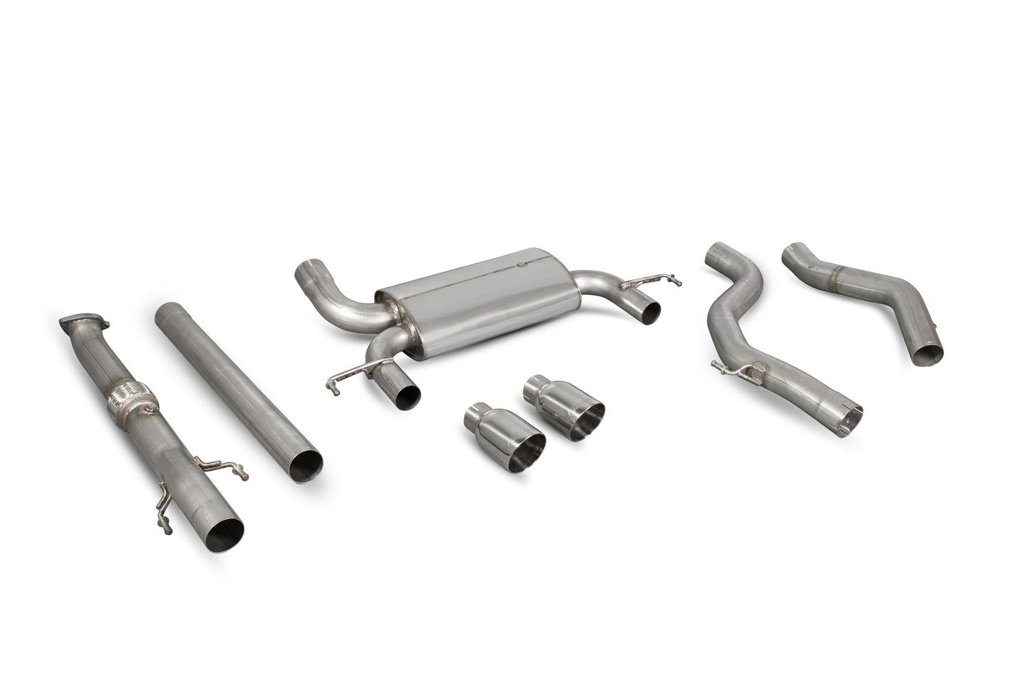 Scorpion SVXS064 Vauxhall Corsa E VXR Non-Resonated Cat-Back System | ML Performance UK UK