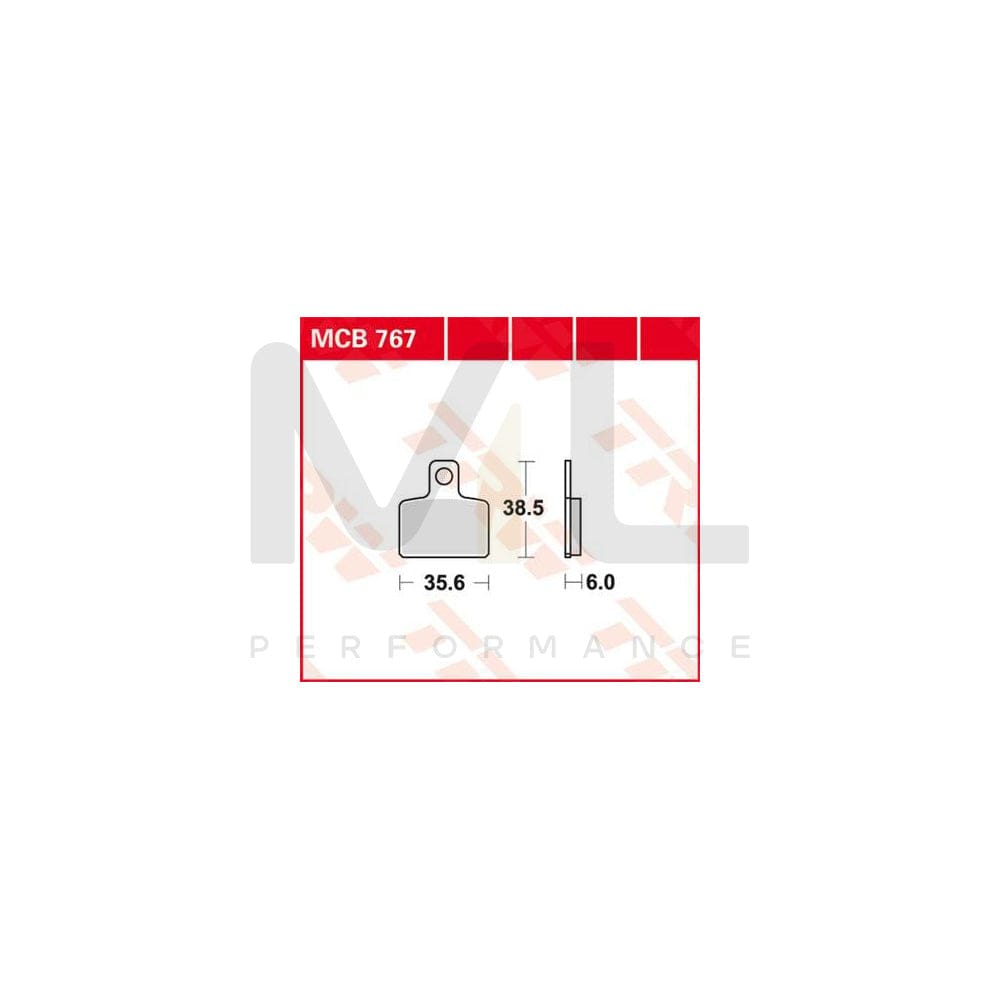 TRW Organic Allround Mcb767 Brake Pad Set