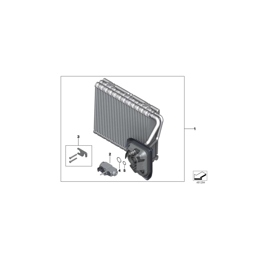 Genuine BMW 64119361705 G11 G12 Installation Kit For Expansion Valve (Inc. M550iX, 750LiX & 620dX)
