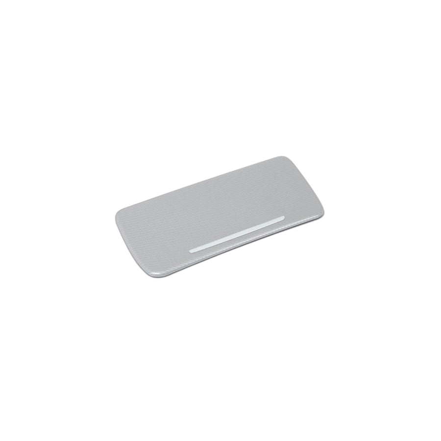 Genuine BMW 51168050696 Trim Cover For Cupholder In Aluminum HEXAGON (Inc. 525d, 518d & 523i)