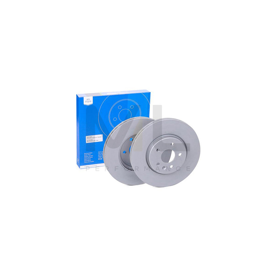 ATE 24.0126-0188.1 Brake Disc Vented, Coated, with bolts/screws - 1 piece