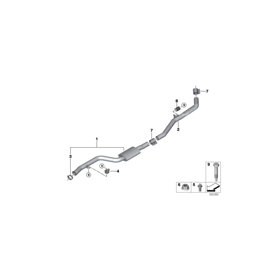 Genuine BMW 18308693923 G06 G05 G07 Vibration Absorber 135 HZ (Inc. X6 40iX, X5 40iX & X7 40iX)