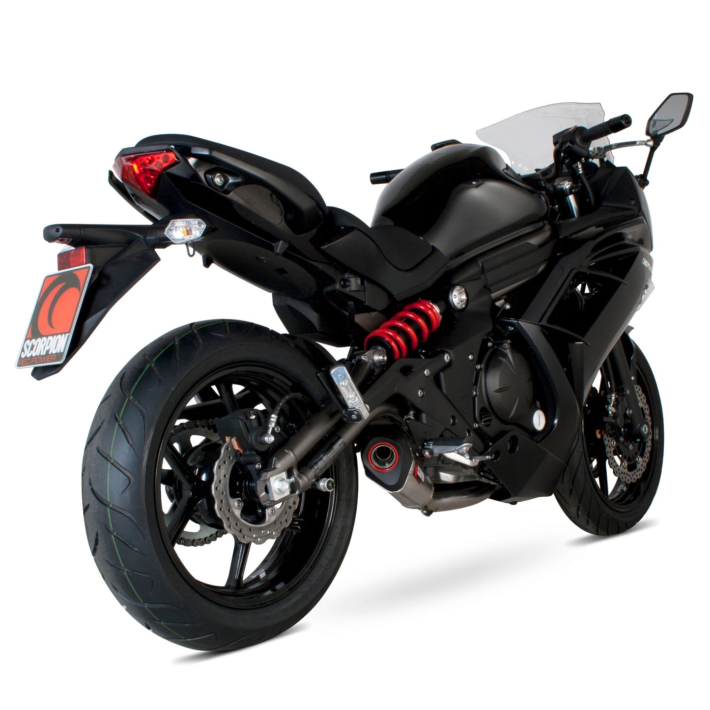 Scorpion RKA90SYSSEO Kawasaki ER6 F/N Serket Taper Full System - Brushed Stainless Steel Sleeve | ML Performance UK UK