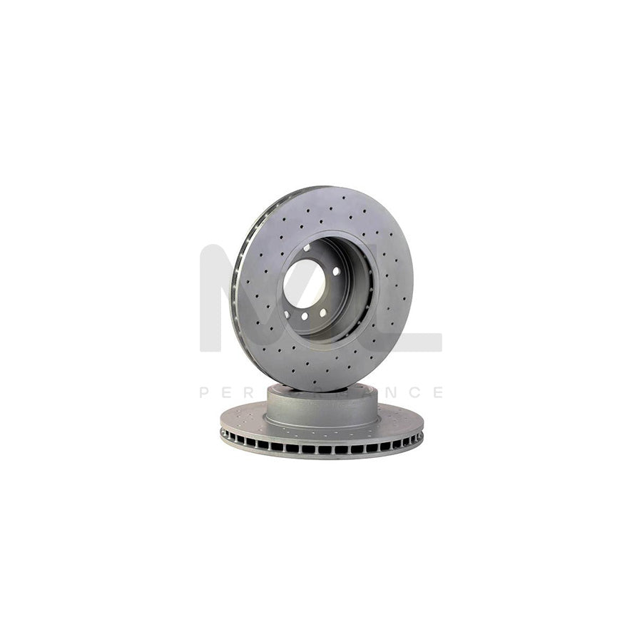 ZIMMERMANN SPORT COAT Z 150.3403.52 Brake Disc Internally Vented, Perforated, Coated, High-carbon - 1 piece