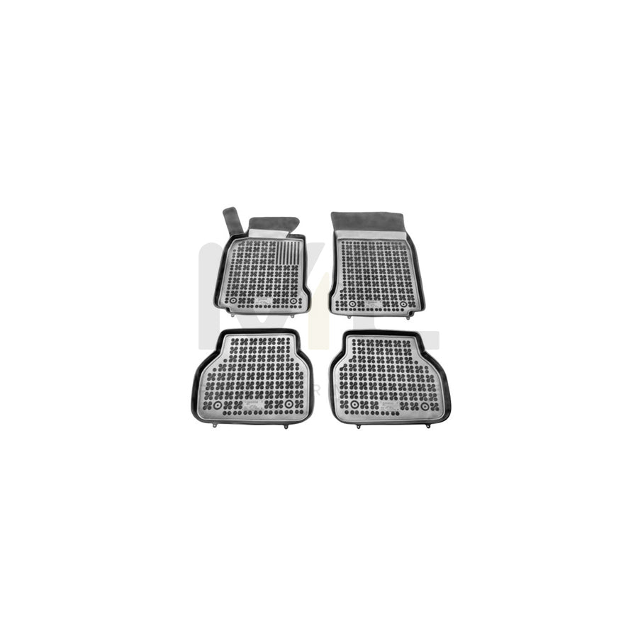 REZAW PLAST Tailored 200704 Floor mat set for BMW 5 Series Elastomer, Front and Rear, Quantity: 4, Black