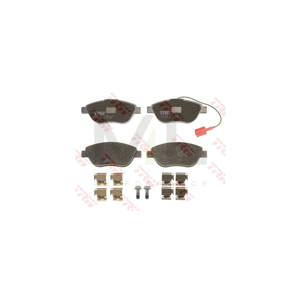 TRW Cotec Gdb1655 Brake Pad Set Incl. Wear Warning Contact, With Brake Caliper Screws, With Accessories