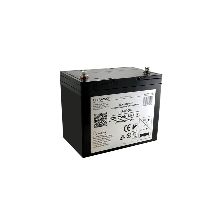 Ultramax Lithium 75AMP LiFePO4 Battery x1