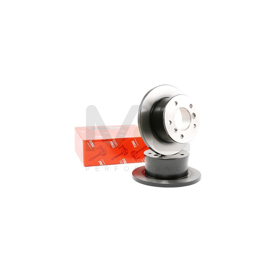 TRW DF4088S Brake Disc Solid, Painted, with bolts/screws - 1 piece