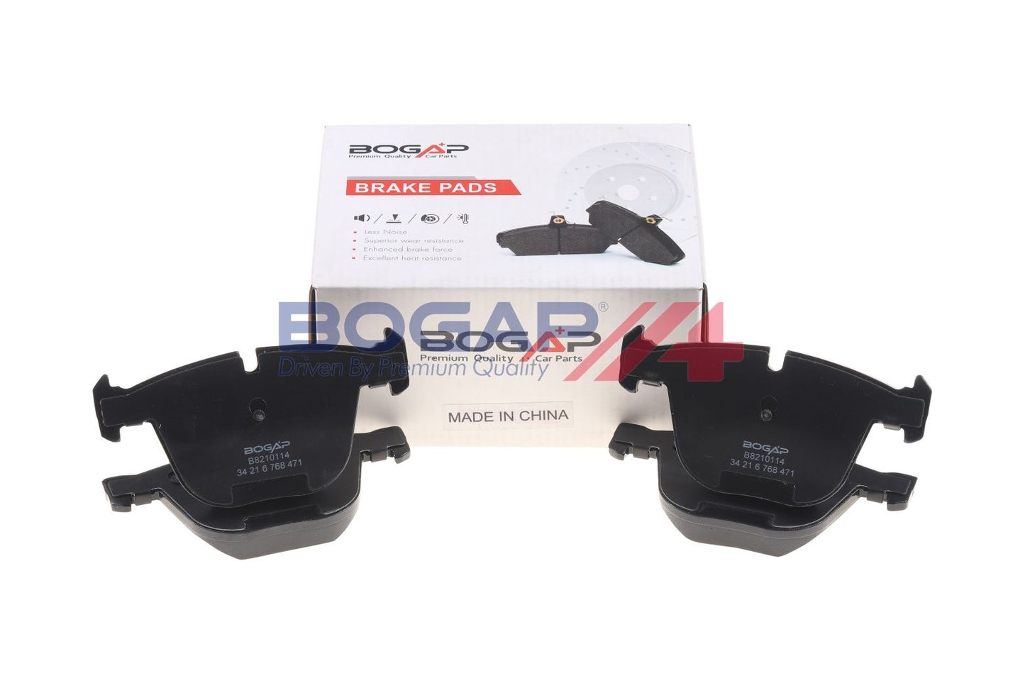 BOGAP B8210114 Brake Pad Set, Disc Brake | ML Performance Car Parts