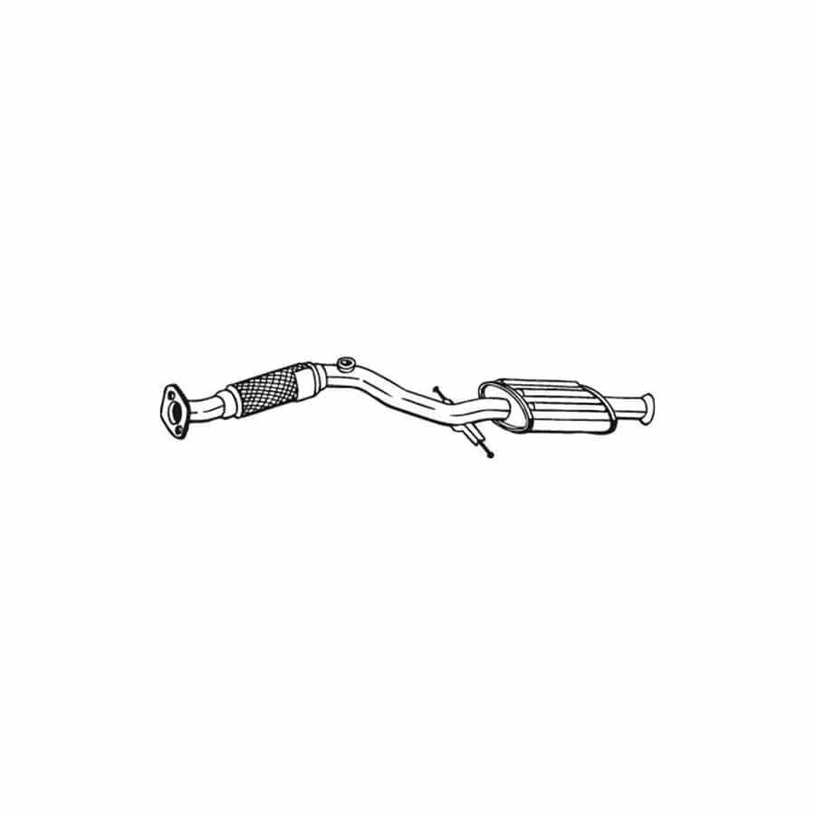 Bosal 165-139 Rear Silencer for Hyundai Coupe I (Rd)