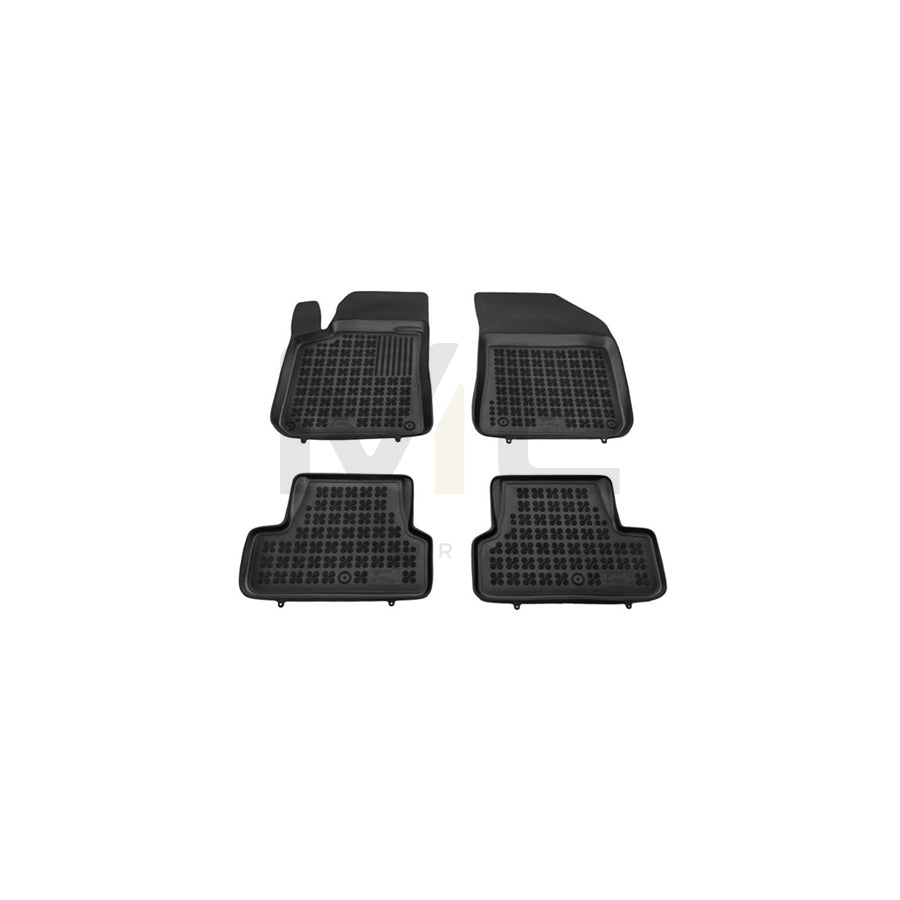REZAW PLAST Tailored 201311 Floor mat set for PEUGEOT 308 II Hatchback Elastomer, Front and Rear, Quantity: 4, Black