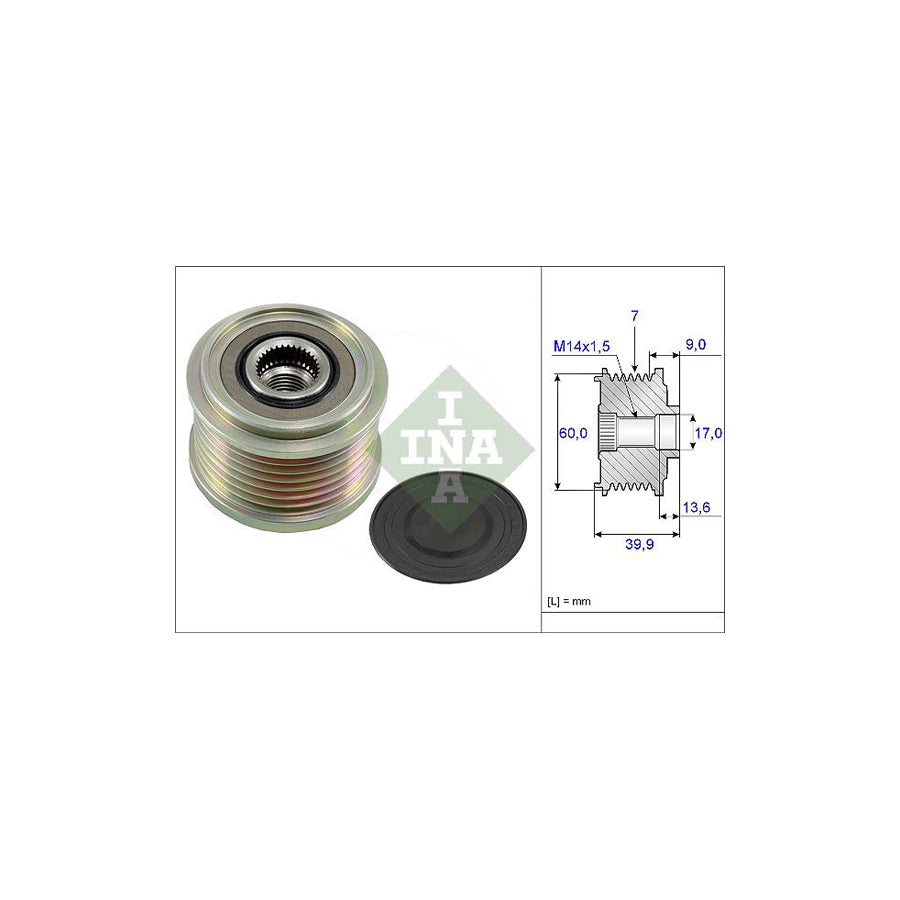 Ina 535 0215 10 Alternator Freewheel Clutch