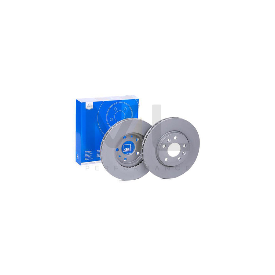 ATE 24.0126-0189.1 Brake Disc Vented, Coated, High-carbon - 1 piece