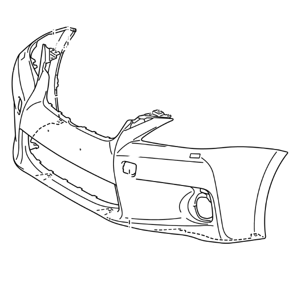 Genuine Lexus 52119-76915 CT F-Sport Phase 1 Front Bumper