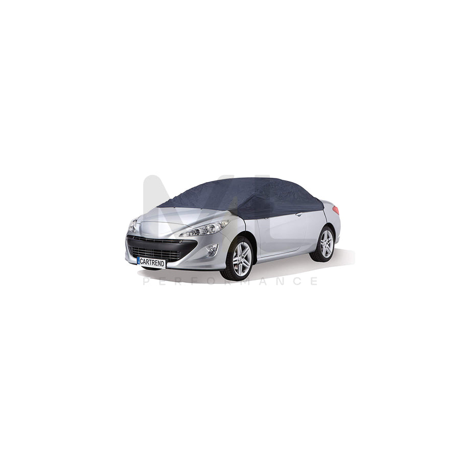CARTREND 70341 Car cover half-size, XL 145x315 cm, Blue