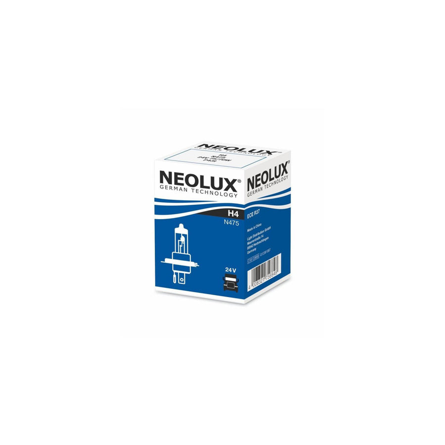 NEOLUX BULB HALOGEN H4 N475 75/70W 24V P43T FS1