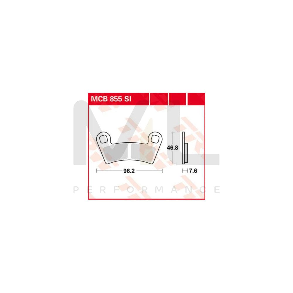 TRW Sinter Offroad Mcb855Si Brake Pad Set