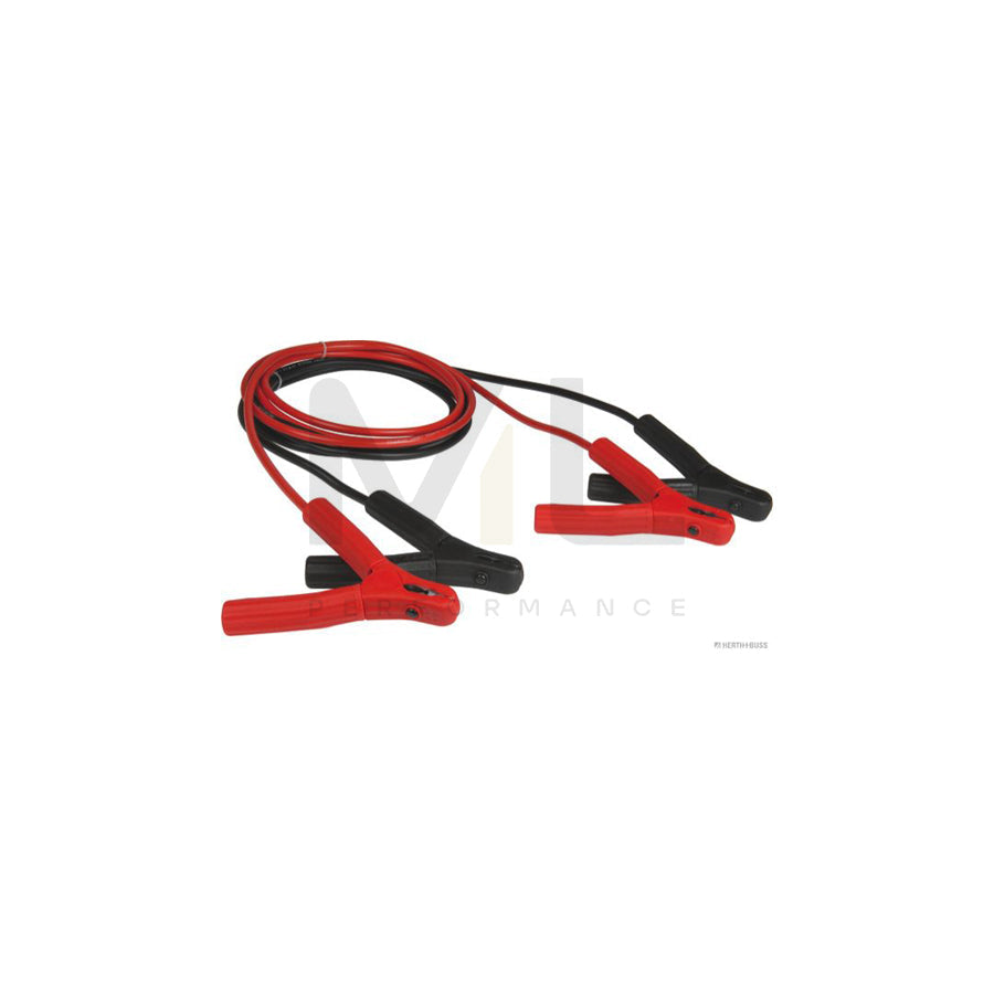 HERTH+BUSS ELPARTS 52289749 Jump leads with steel plate pliers, with overvoltage protection, with storage bag, 220A