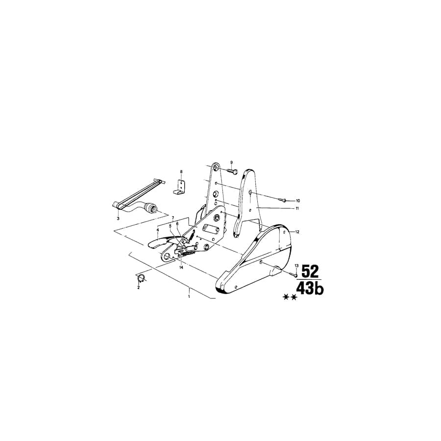 Genuine BMW 52101842674 E21 E12 E24 Csk.Fillister Head Srew AM8X20 (Inc. 630CS, 735i & 2800)