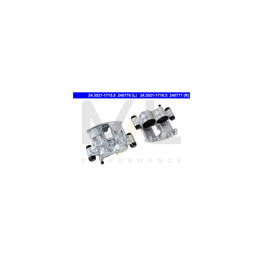ATE 24.3521-1715.5 Brake Caliper without holder