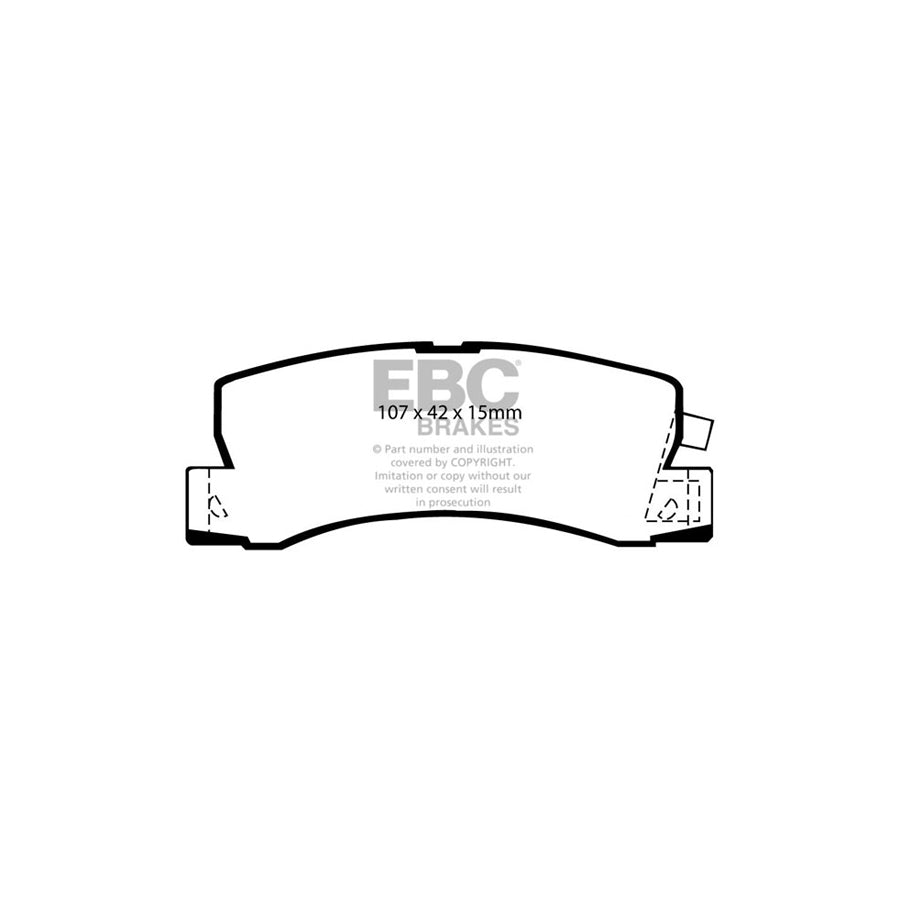 EBC PD40K1799 Toyota Avensis Ultimax Pad & Plain Disc Kit - Akebono Caliper 3 | ML Performance UK Car Parts