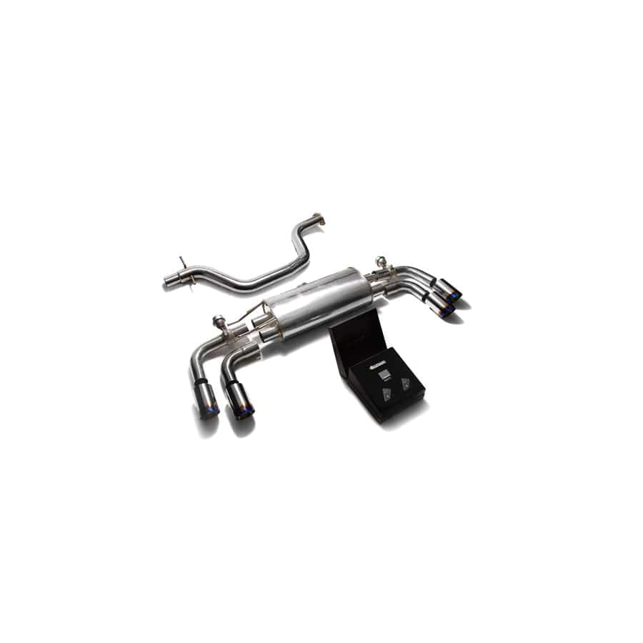 Armytrix AU8JT-QS11B Valvetronic Exhaust System Audi TT MK2 8J 2007-2014 with Quad Blue Coated 3.5"