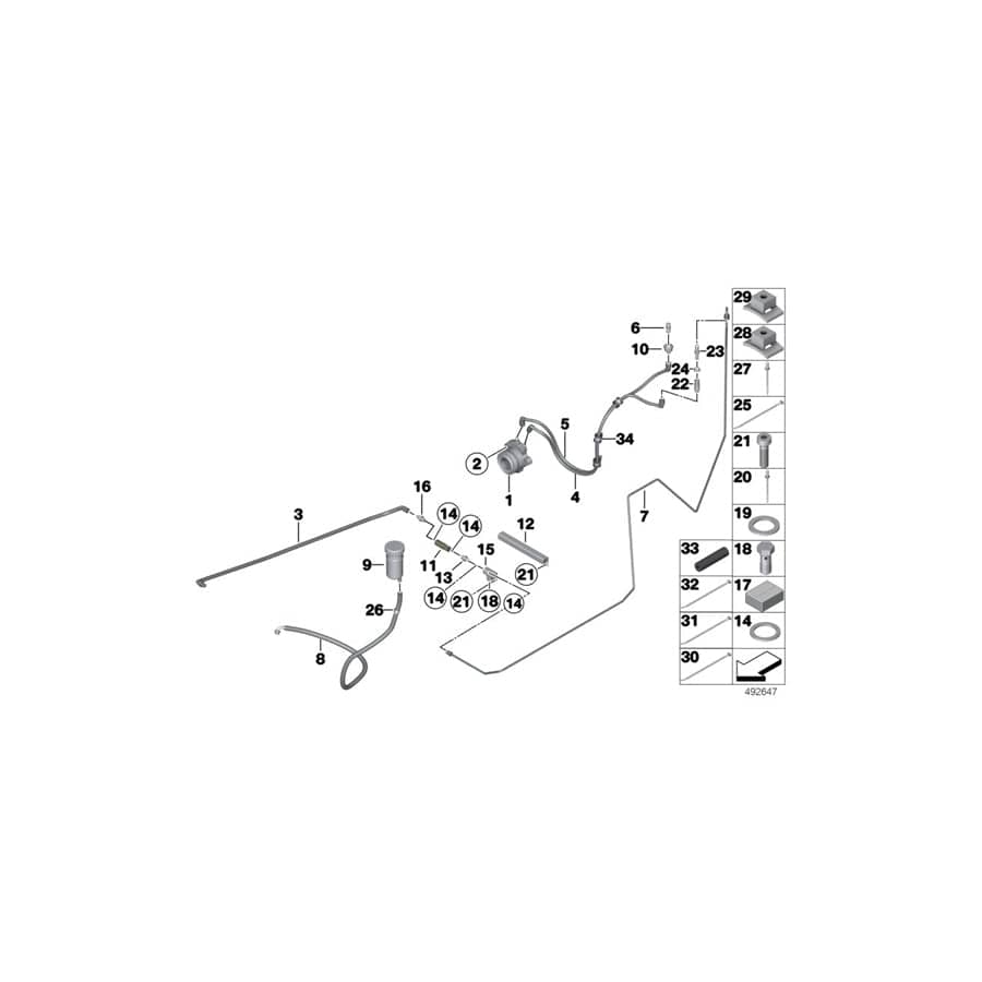 Genuine BMW 21528428083 Protection Plate PRESSURE SENSOR (Inc. M6 GT3)