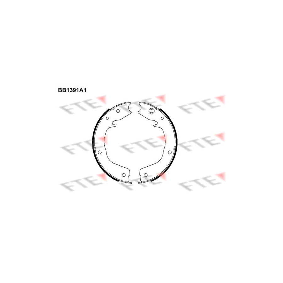 FTE 9100129 Handbrake Shoes