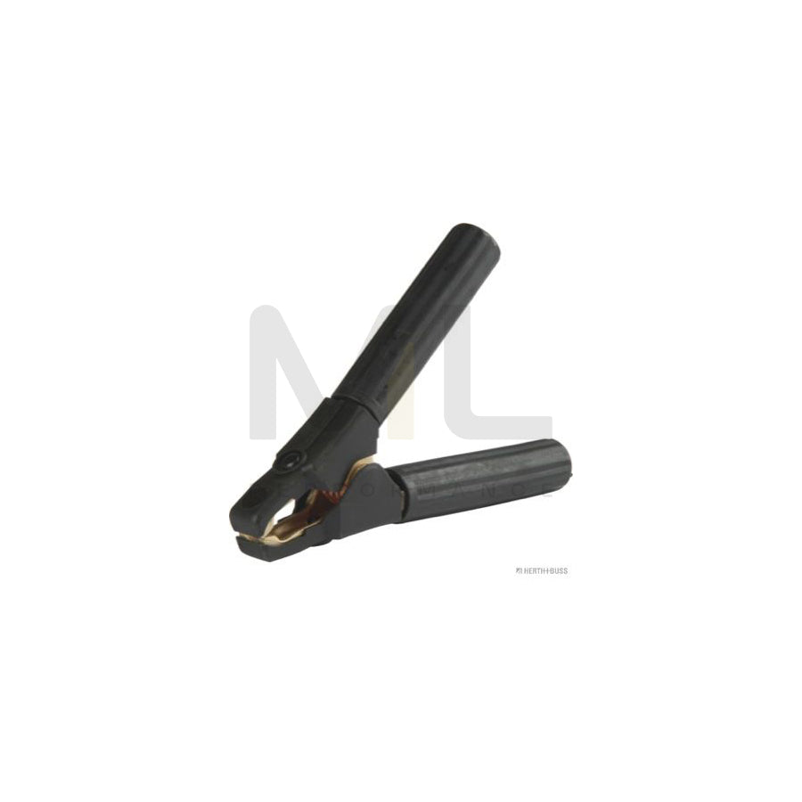 HERTH+BUSS ELPARTS 52289619 Crocodile clip with earth strap, with screw connection, Length: 165mm