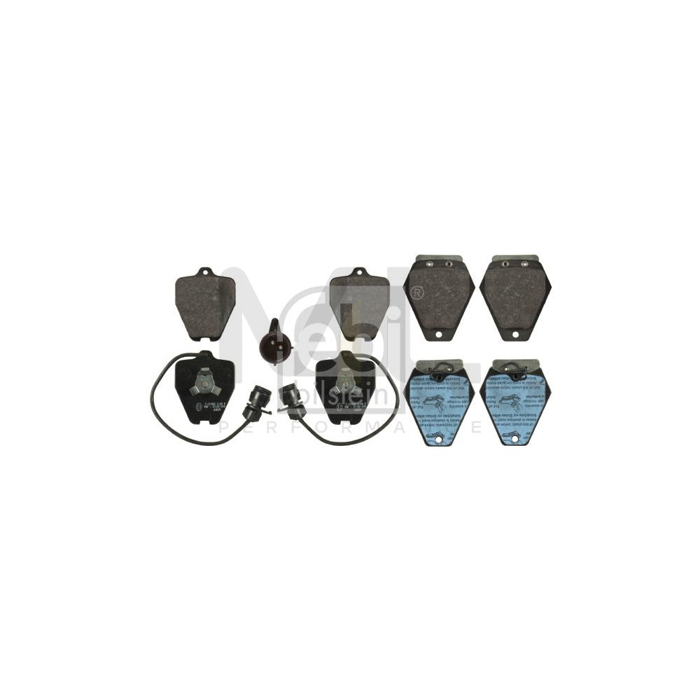 Febi Bilstein 16762 Brake Pad Set For Audi A8 D2 (4D2, 4D8) Front Axle, Incl. Wear Warning Contact | ML Performance Car Parts