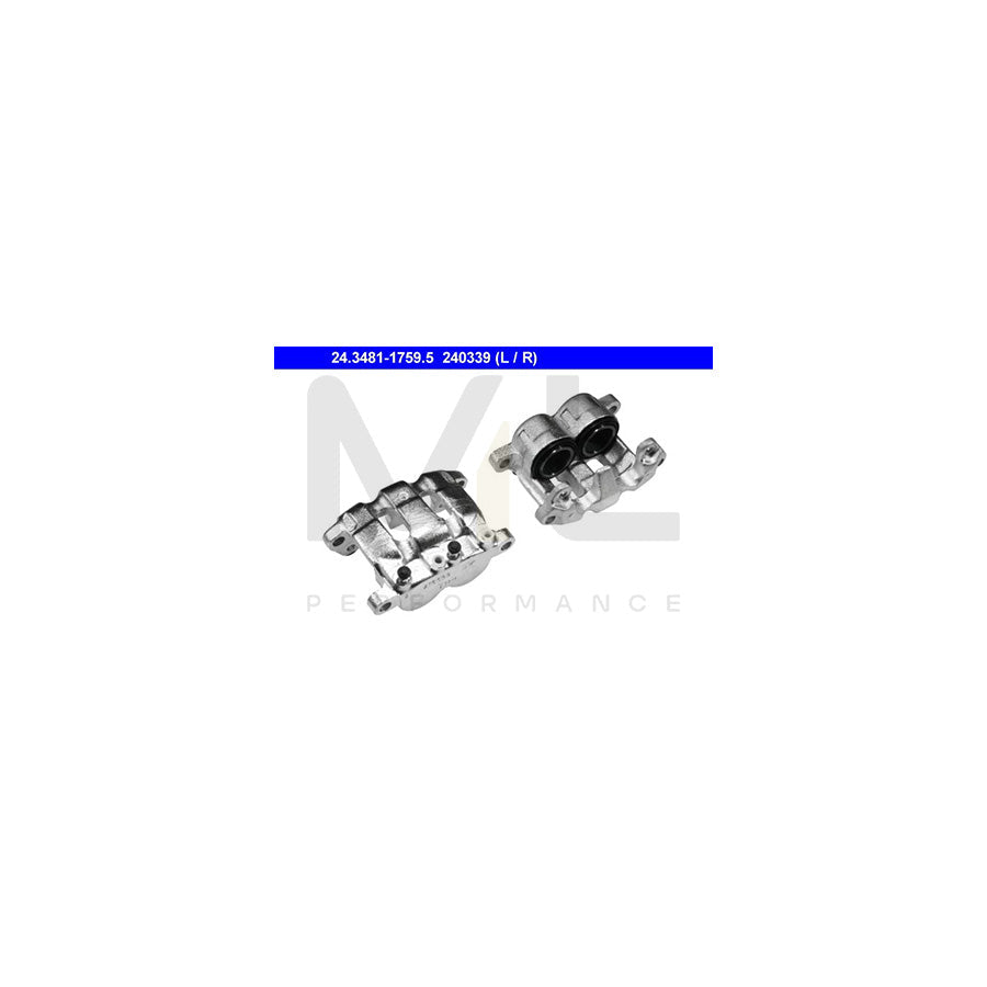 ATE 24.3481-1759.5 Brake Caliper suitable for MERCEDES-BENZ 100 without holder