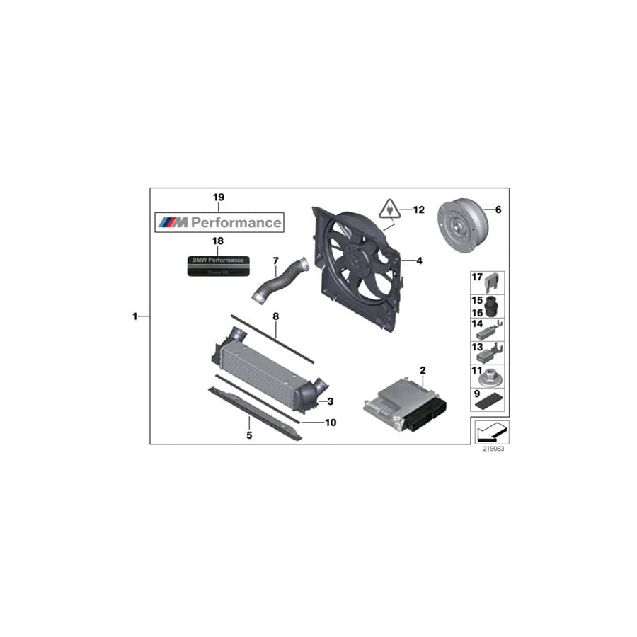 Genuine BMW 11122286034 F10 F11 Power Kit M PERFORMANCE (Inc. 520d)