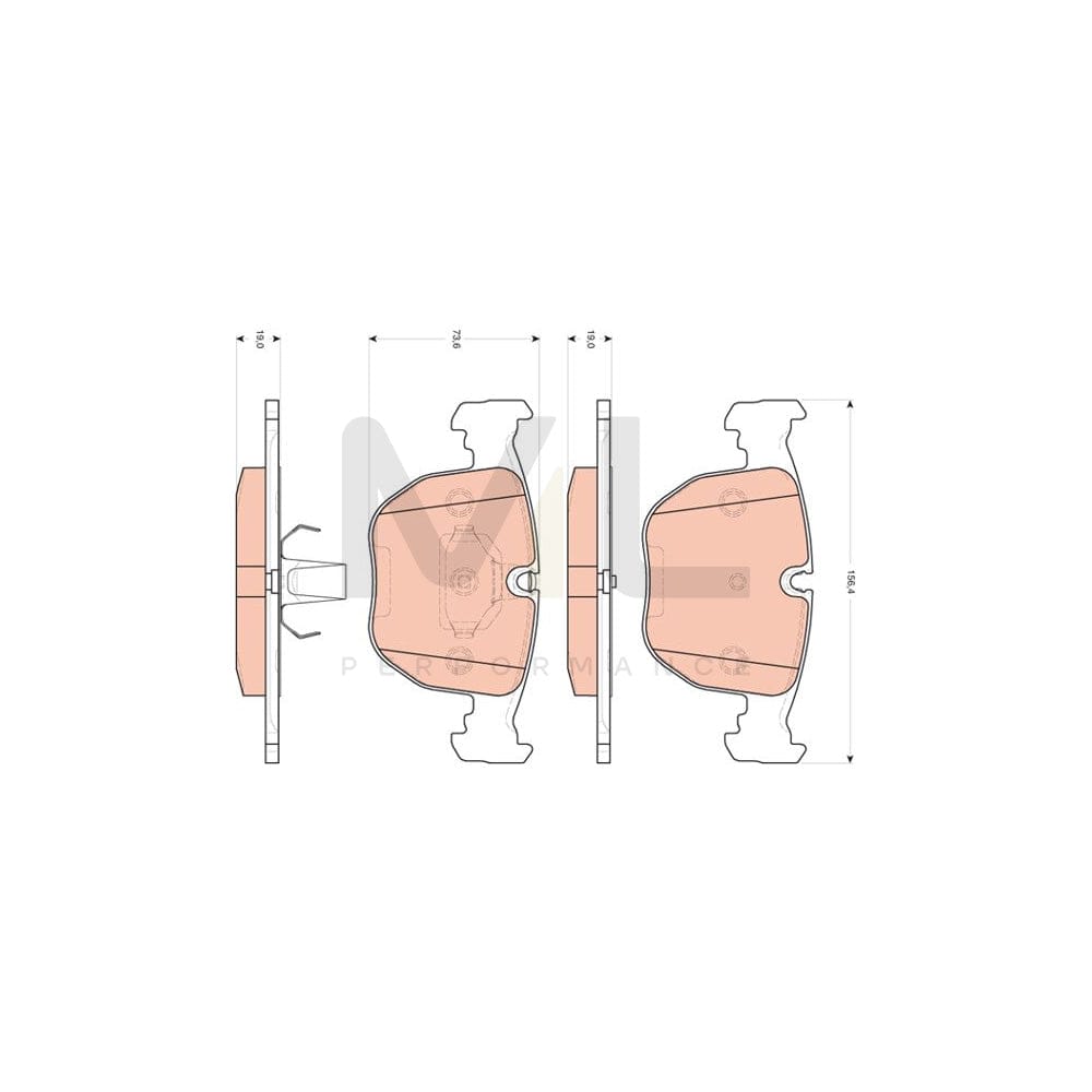 TRW Gdb1702 Brake Pad Set