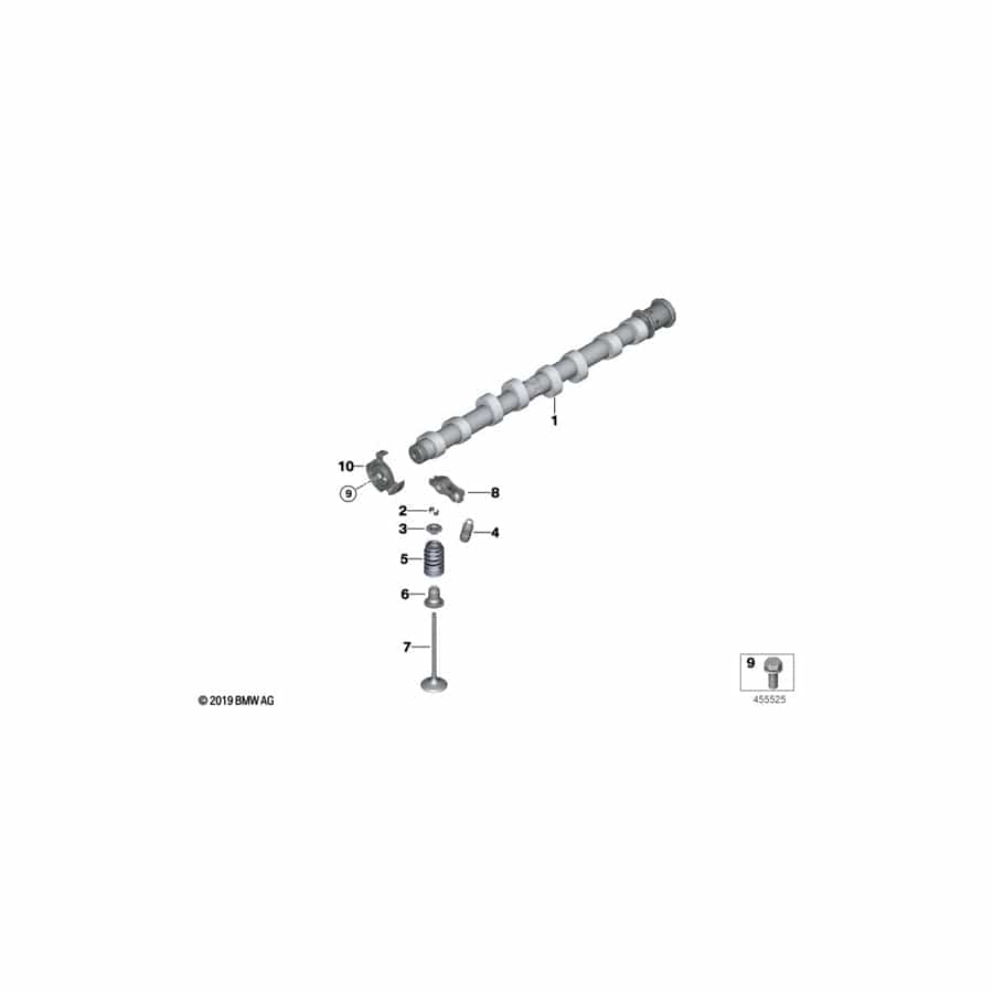 Genuine BMW Mini 11317618822 F46 F56 Inlet Camshaft (Inc. X1 20iX, X1 25iX & X1 20i)