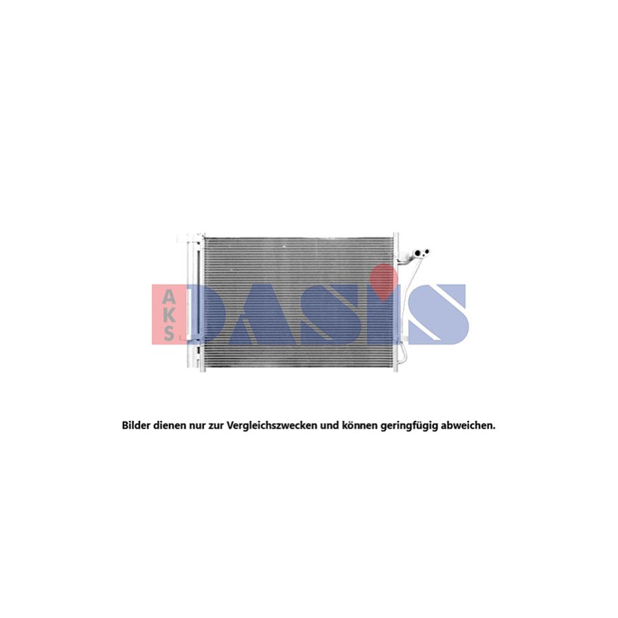 AKS Dasis 562104N Air Conditioning Condenser for Hyundai I20 I Hatchback (Pb)