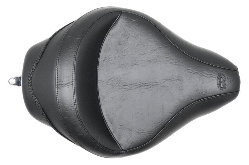 Mustang Motorcycle Mustang 04-21 Harley Sportster 4.5 Gallon Wide Touring Solo Seat - Black