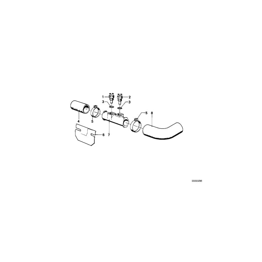 Genuine BMW 11741266922 E21 E12 Thermovalve 80CEL (Inc. 520i, 320i & 318i)