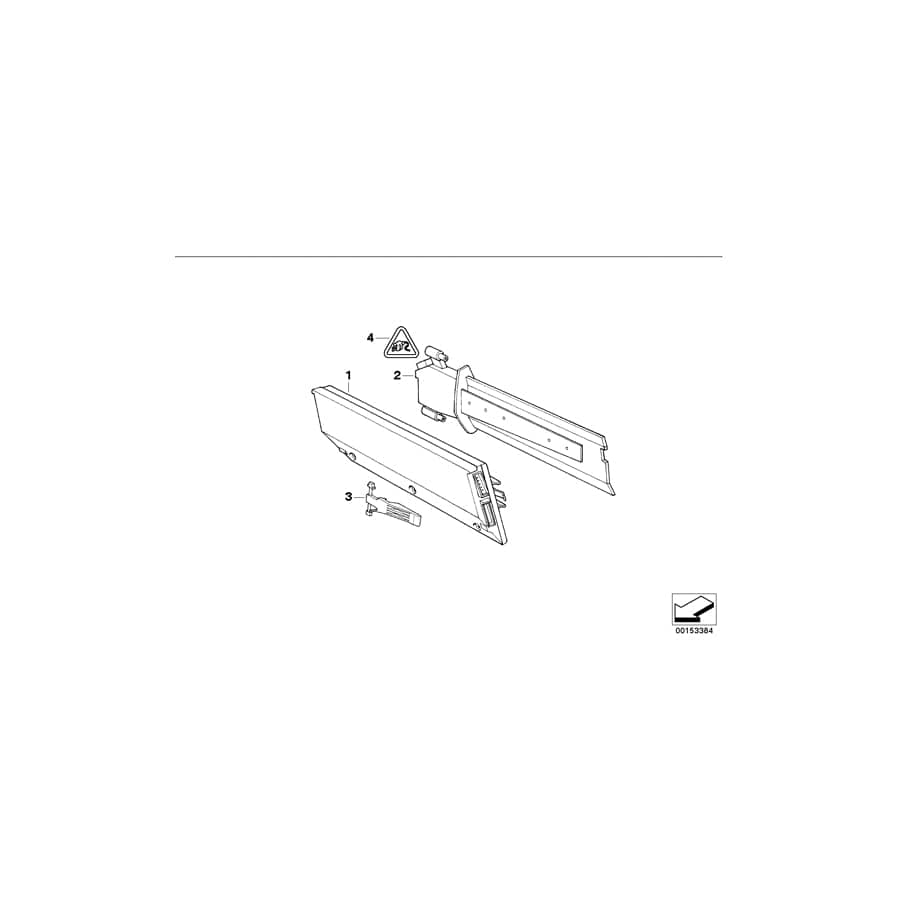 Genuine BMW 64111388202 E32 Limit Switch (Inc. 740iL, 735i & 730iL)