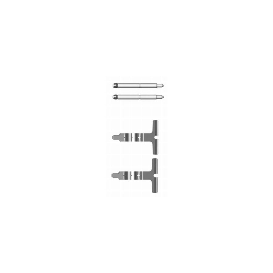 Hella 8DZ 355 203-511 Accessory Kit, Disc Brake Pads Suitable For Mercedes-Benz S-Class