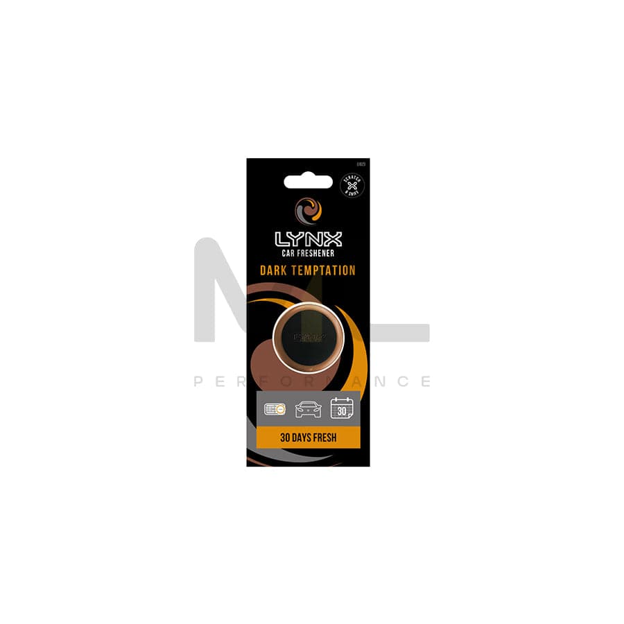 LYNX Mini Vent Clip Car Air Freshener - Dark Temptation