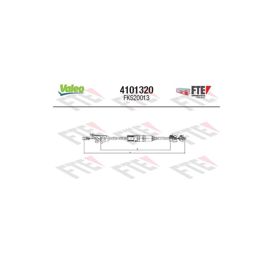 FTE 4101320 Clutch Cable for Renault Espace II (J63/S63)