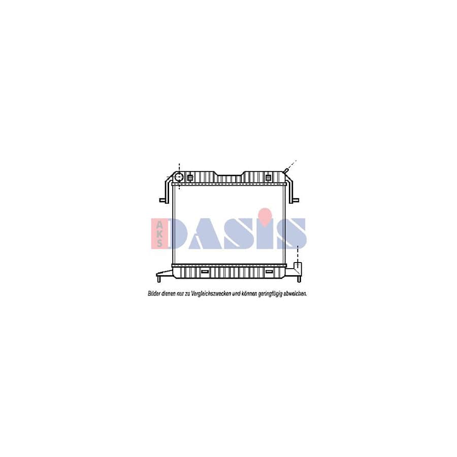 AKS Dasis 150560N Engine Radiator for Opel Omega