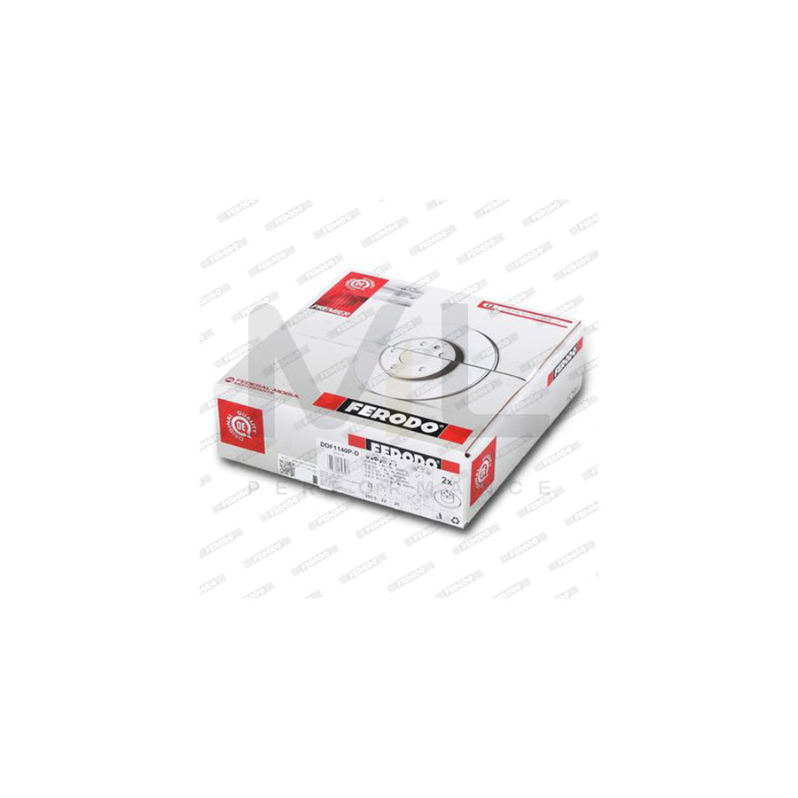 Ferodo DDF684-1 Brake Disc Solid - Pair