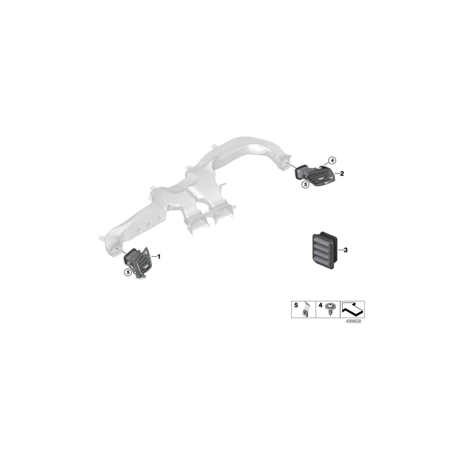 Genuine BMW 64229871824 G29 Clamp (Inc. Z4)