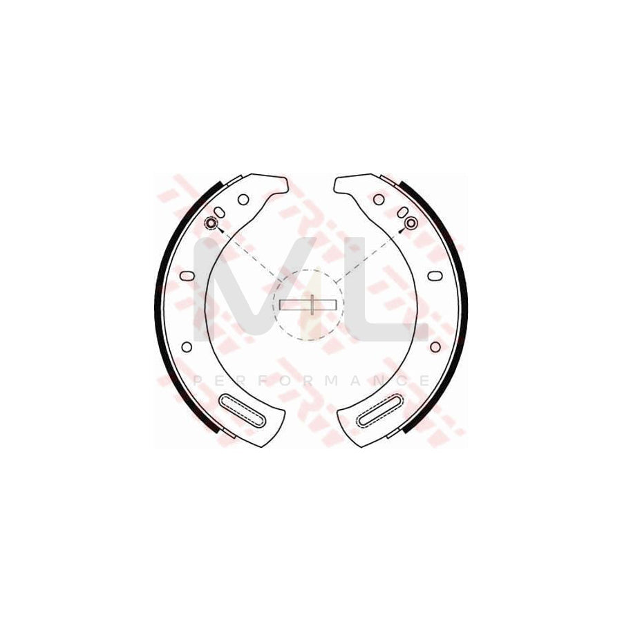 TRW GS6107 Brake Shoe Set
