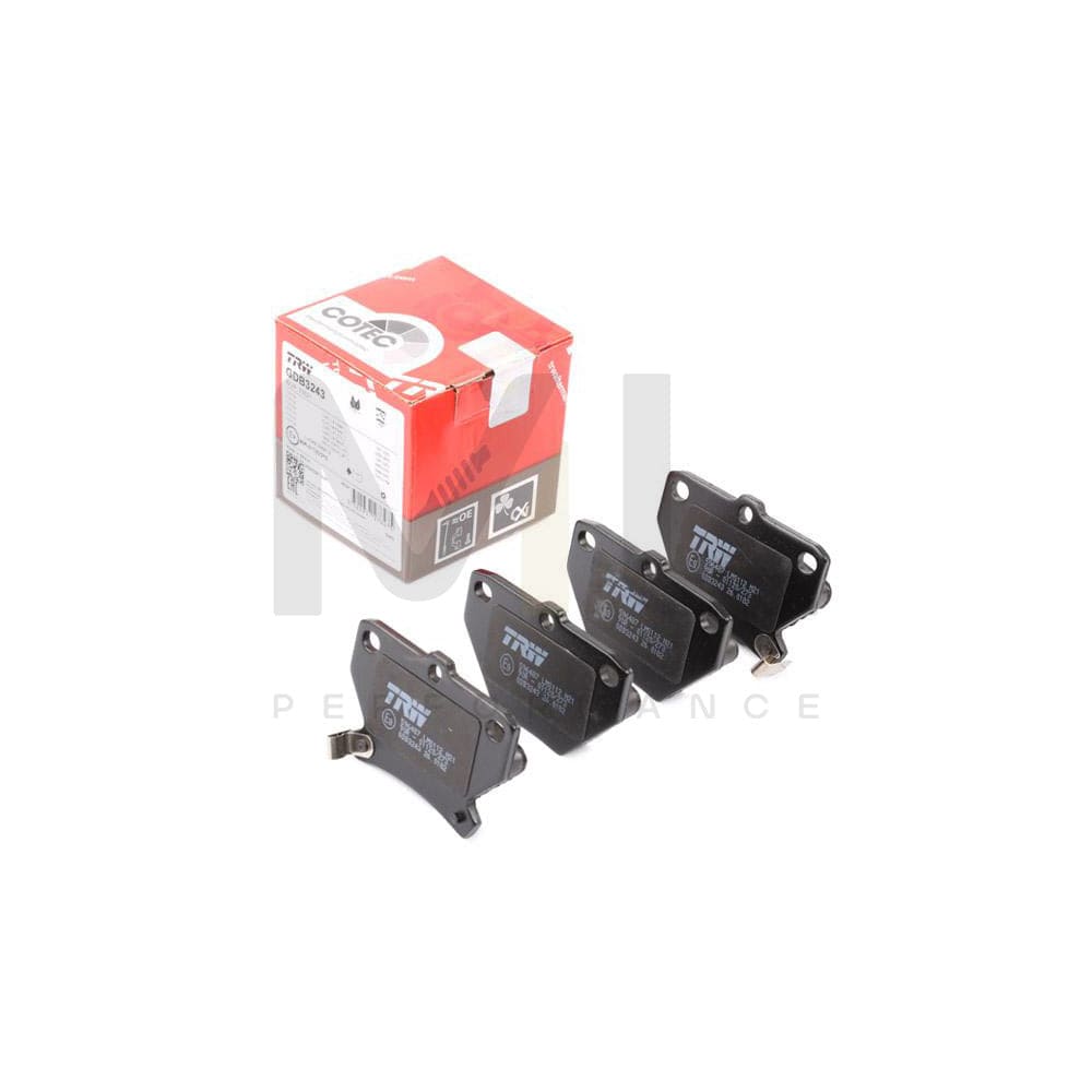 TRW Cotec Gdb3243 Brake Pad Set With Acoustic Wear Warning