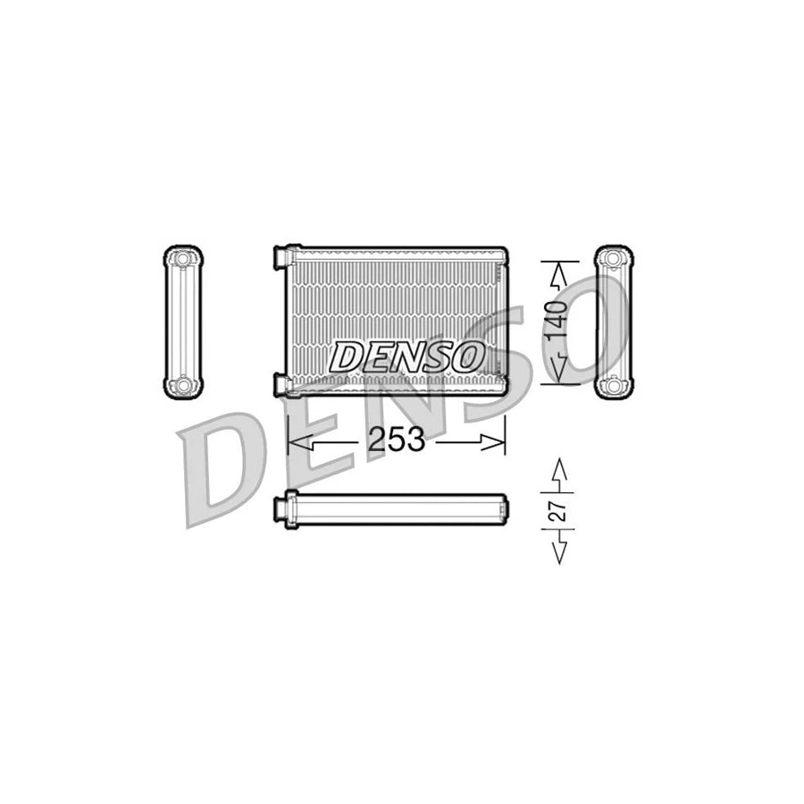 DENSO DRR05005 Heater Matrix