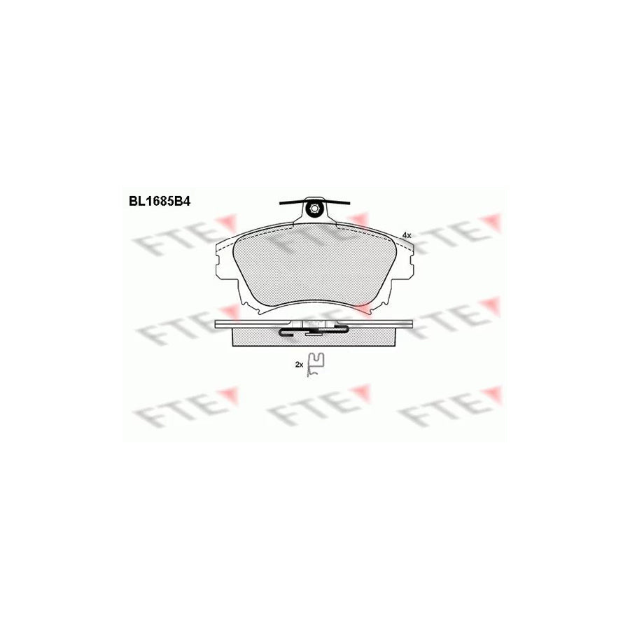 FTE 9010298 Brake Pad Set
