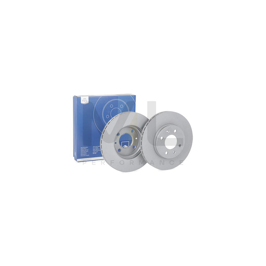 ATE 24.0122-0293.1 Brake Disc Vented, Coated, High-carbon - 1 piece