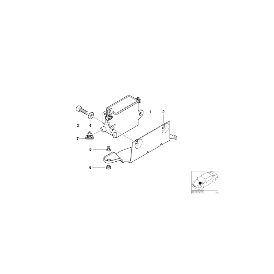 Genuine BMW 07119901473 E46 Fillister-Head Screw M6X20 (Inc. 320d, 318td & 318d)